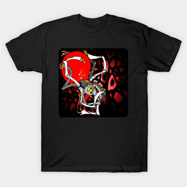 Spithulhu of Madness Red T-Shirt by Brandon Beyond